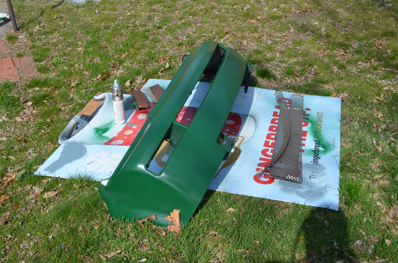 Illustration for article titled Paint, zip-ties, and a junkyard carpet.